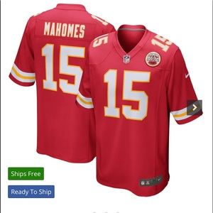 Nike Chiefs 15 Patrick Mahomes Jersey Size Large